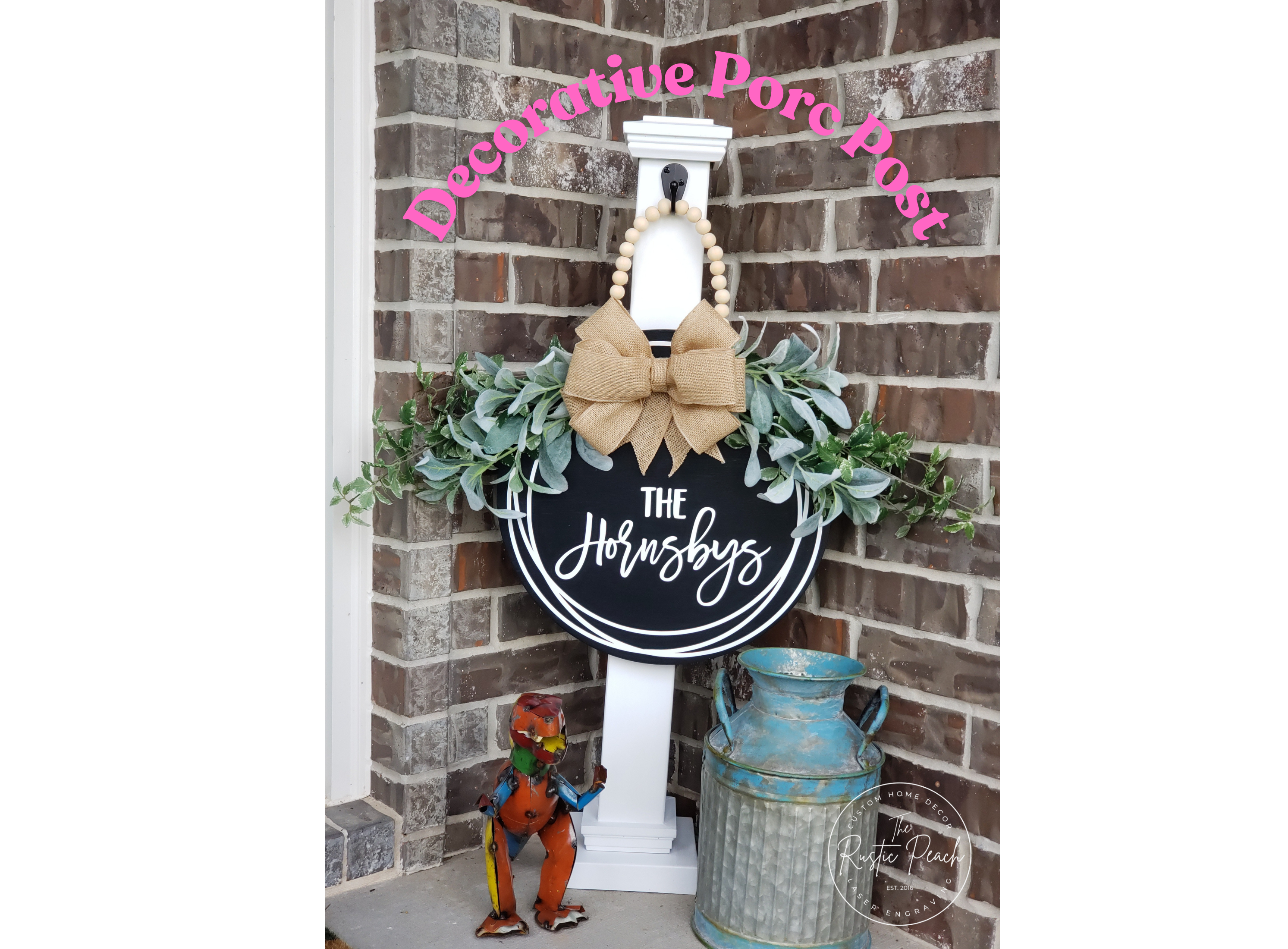 Rustic Post Character Decorative Porch Post ONLY – Rustic Peach, LLC